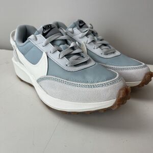 Nike Waffle Debut Sneakers Womens 6 Blue Gray White Running Trainer DH9523-006